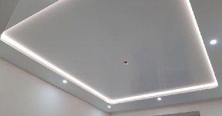 Светодиодные натяжные потолки Новокуйбышевск, цена от 1550 руб.